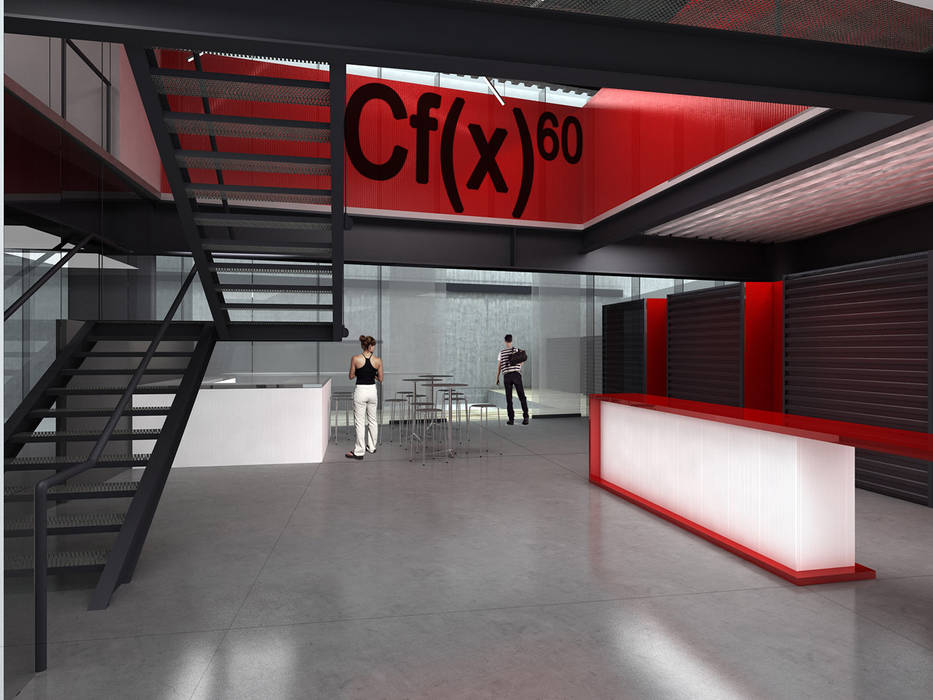 CrossFit - RIMA Arquitectura RIMA Arquitectura Gimnasios domésticos modernos color,diseño,estilo,México,comercial