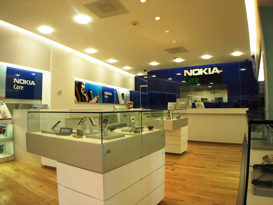 Nokia Care - RIMA Arquitectura RIMA Arquitectura Estudios y despachos modernos color,diseño,estilo,México,comercial