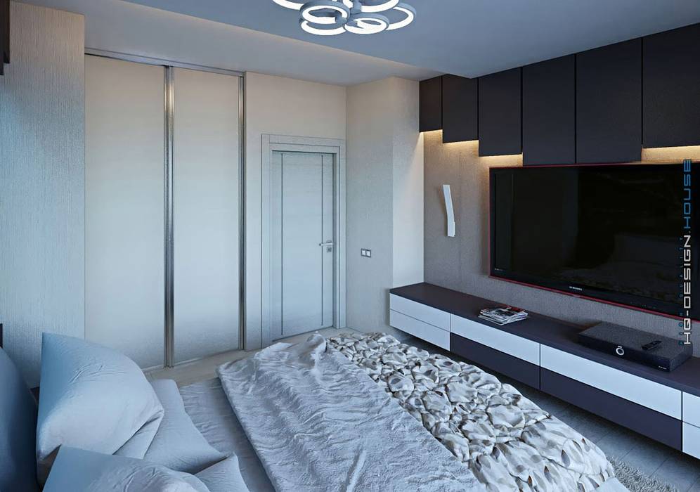 Дизайн интерьера квартиры, hq-design hq-design Спальня
