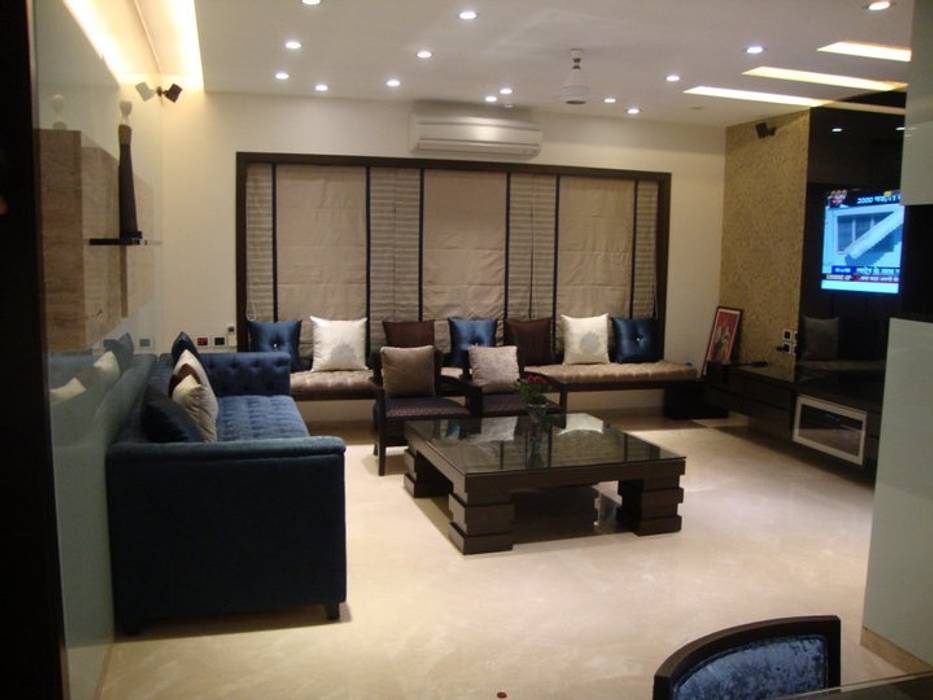 living NCA naresh chandwani & associates Modern living room