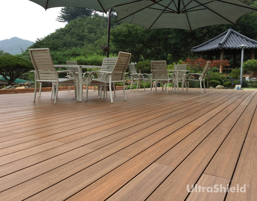 Spazi all'aperto: parquet per rivestire gli esterni di terrazzi e giardini, Déco Déco Modern garden Engineered Wood Transparent