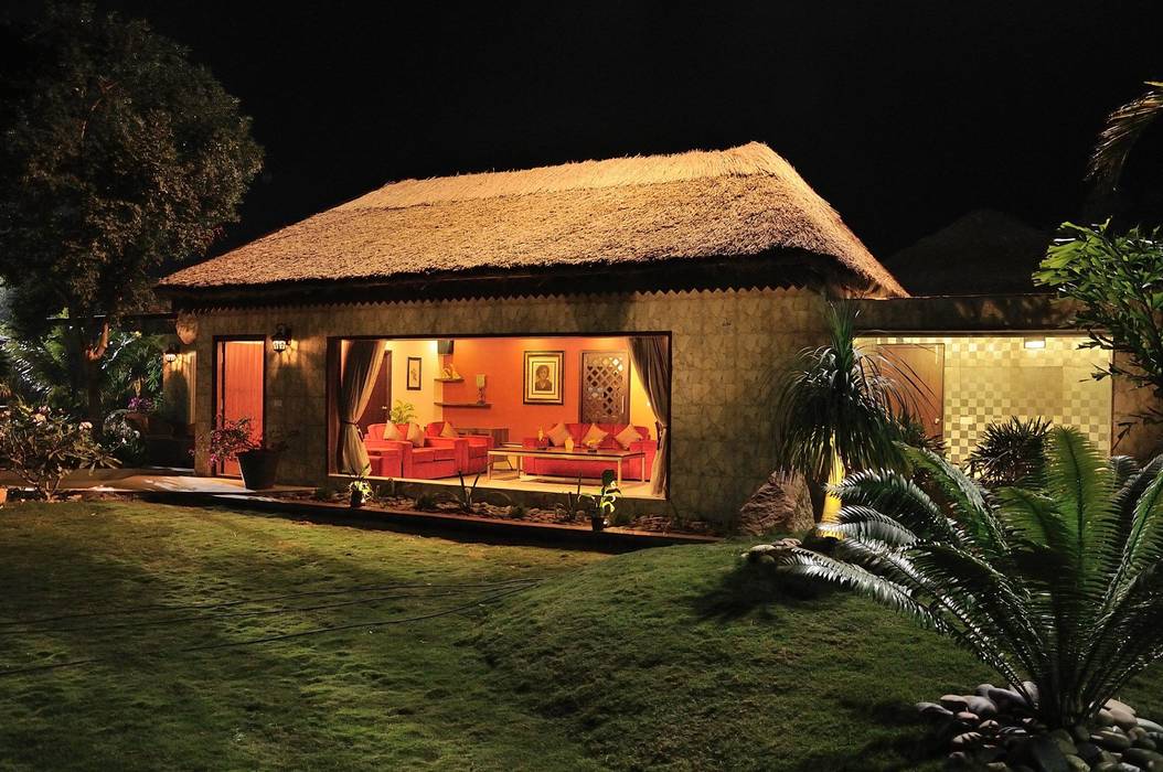A Luxirious Thatched Villa, iammies Landscapes iammies Landscapes สวน