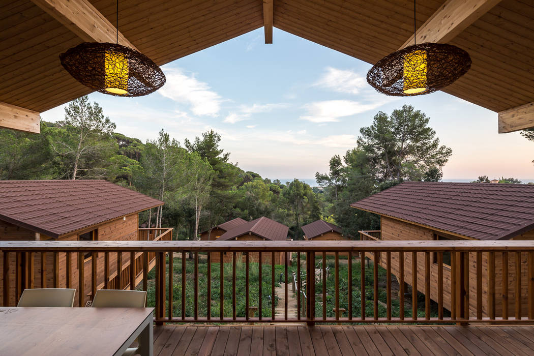 Bungalows | DOS arquitectes, Simon Garcia | arqfoto Simon Garcia | arqfoto Terrace