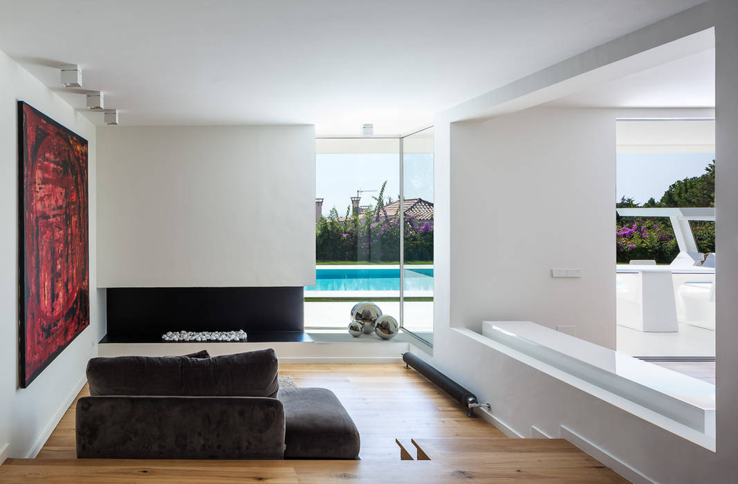 Casa Herrero | 08023 architects, Simon Garcia | arqfoto Simon Garcia | arqfoto Salas de estar modernas