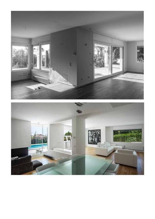 Casa Herrero | 08023 architects, Simon Garcia | arqfoto Simon Garcia | arqfoto Moderne Wohnzimmer