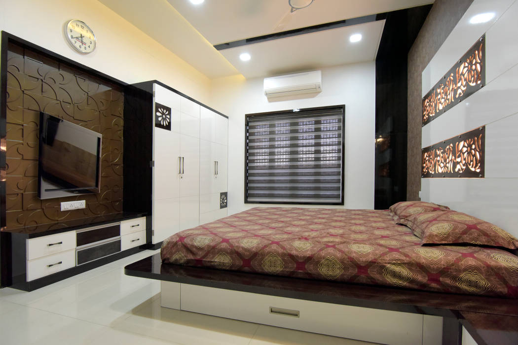 Parents Bed Room Modern By Kruti Modern Homify