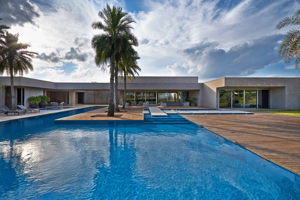 Casa Na Fazenda Capitao Do Mato Lanza Arquitetos Piscinas Modernas Homify