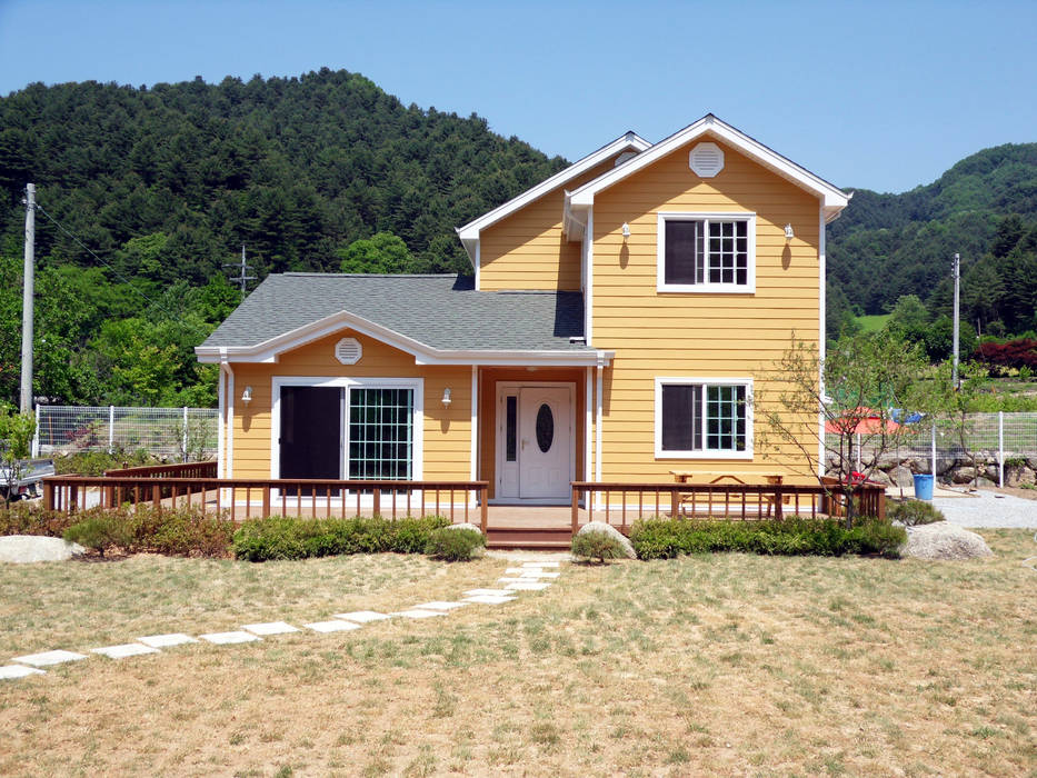 팀버하우스 8 homify Casas clásicas