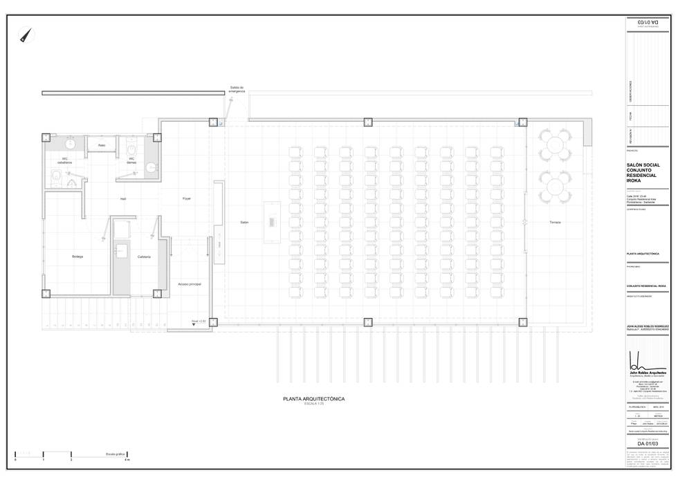 Salón social Iroka, John Robles Arquitectos John Robles Arquitectos