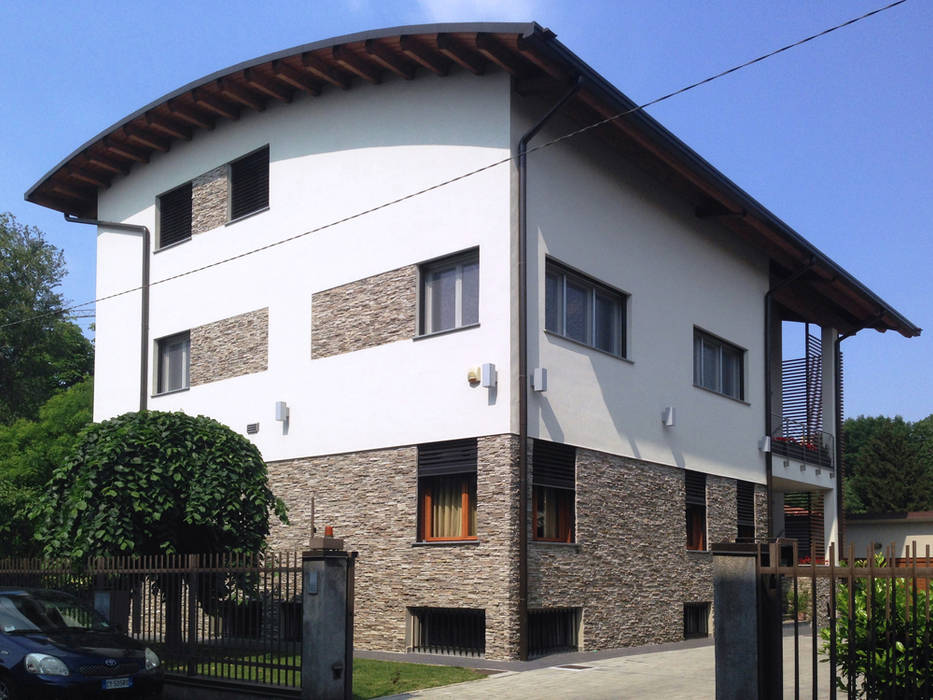 Sopralzo in legno - Paderno Dugnano (MI), Marlegno Marlegno Villa Ahşap Ahşap rengi