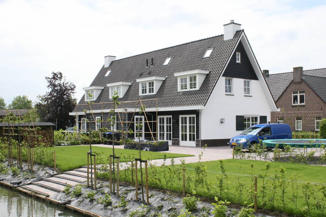 Landelijke woning (twee onder één kap), Brand I BBA Architecten Brand I BBA Architecten Country style house