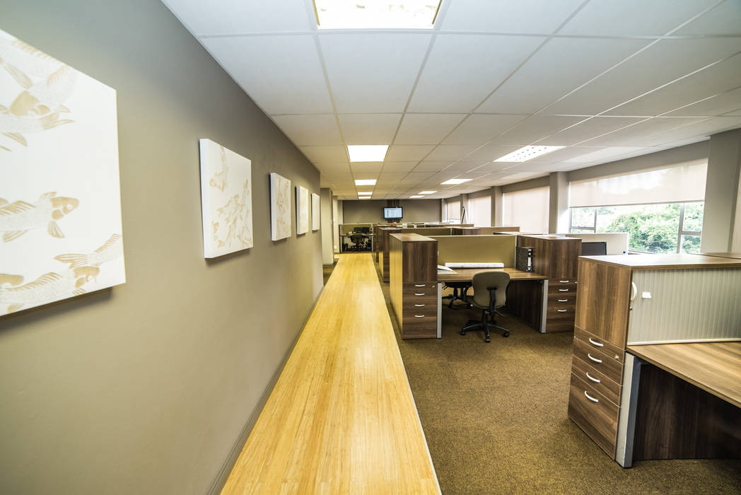 Open plan office Nuclei Lifestyle Design Commercial spaces interior design,office,Office buildings