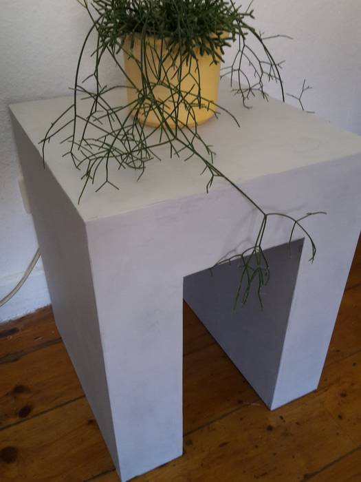 Beton cire möbel robert mergl wohnzimmerhocker und stühle | homify