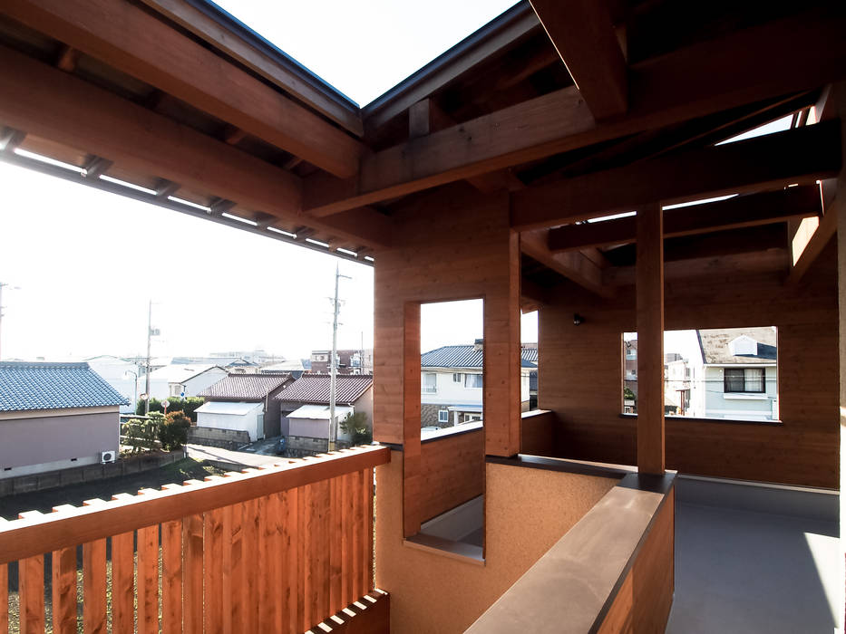 大屋根の家, AtelierorB AtelierorB Terrace