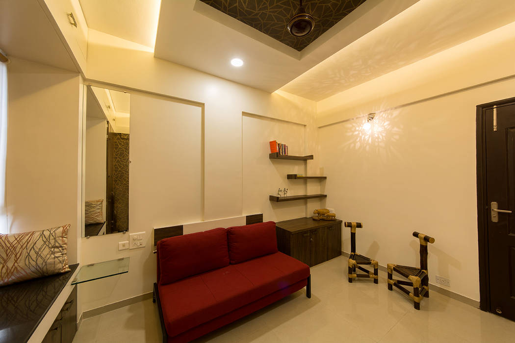 Home at Vishrantwadi, Navmiti Designs Navmiti Designs Camera da letto moderna