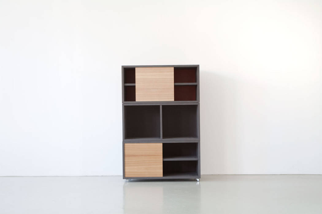 BOX, Maison du Bonheur Maison du Bonheur Minimalist study/office Cupboards & shelving