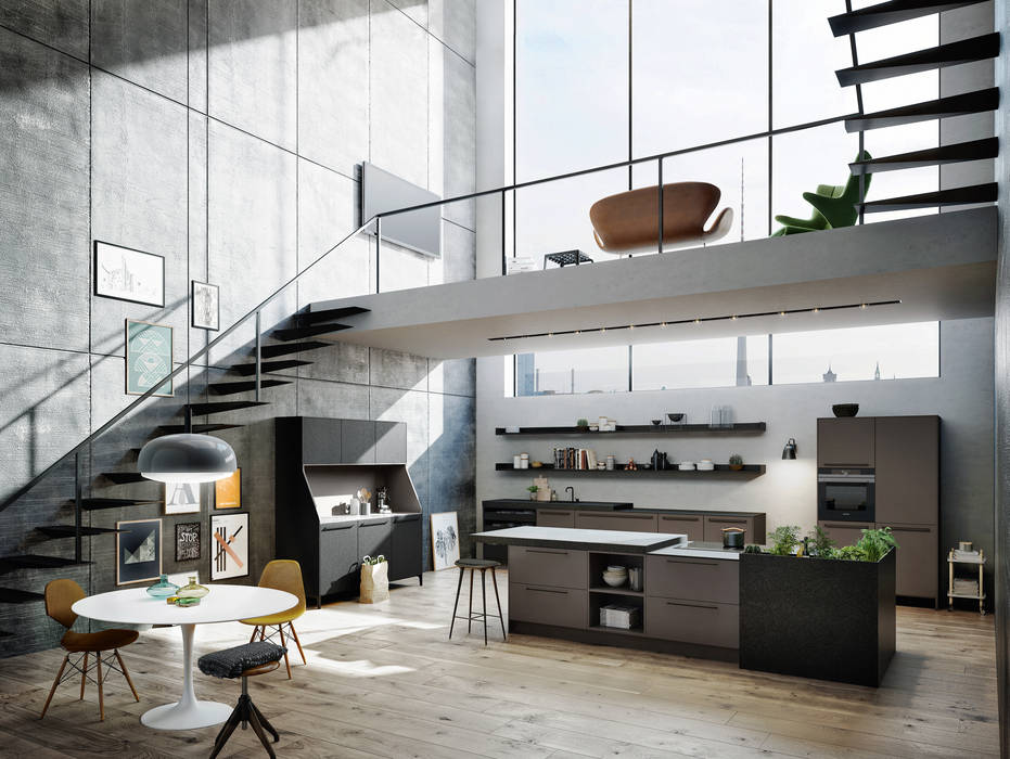 Industrial By Kde Kuchen Design Essen Industrial Homify