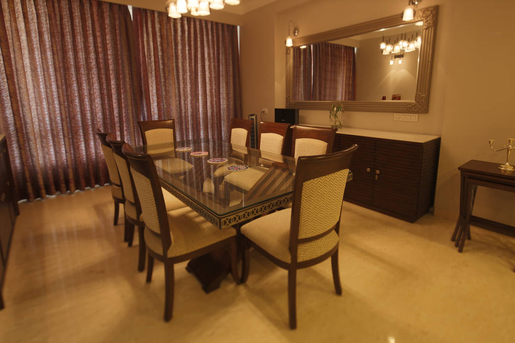 Hibiscus Gurgaon, ACQ Design ACQ Design Modern dining room dining table,dining chair,dining room,Tables