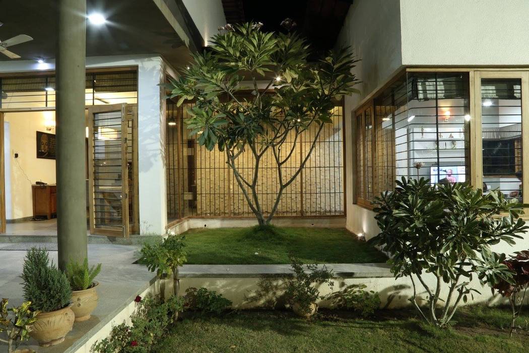 Kasliwal bungalows, 4th axis design studio 4th axis design studio Jardines de estilo minimalista