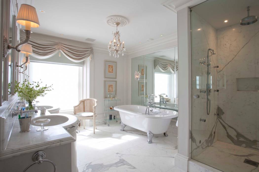 Bathroom Janine Stone Design Classic style bathroom Marble luxury,bathroom