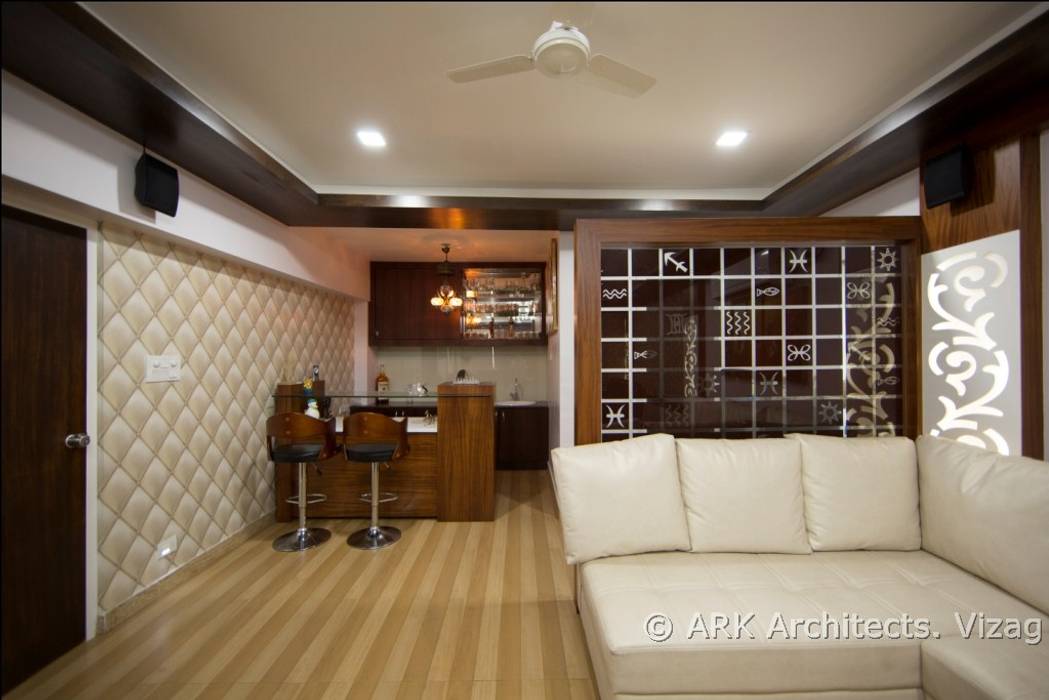 Hirawats House, ARK Architects & Interior Designers ARK Architects & Interior Designers Modern style media rooms