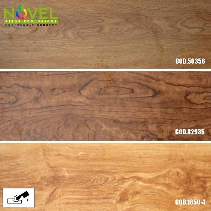 PISOS FLOTANTE NUEVOS COLORES NOVEL DE 7MM Y 12MM, THE FLOORING COMPANY S.A THE FLOORING COMPANY S.A Classic walls & floors Engineered Wood Transparent Wall & floor coverings