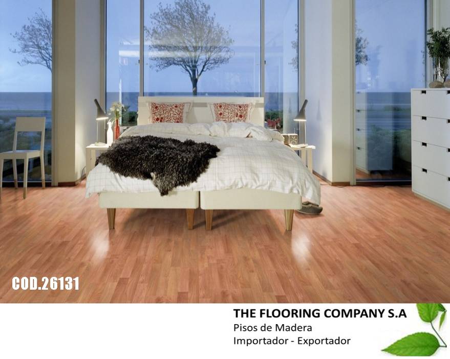 PISO FLOTANTE CLASSEN 8mm AC4, THE FLOORING COMPANY S.A THE FLOORING COMPANY S.A Murs & Sols modernes Bois d'ingénierie Transparent Revêtements de mur et de sol