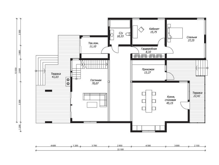 ที่เรียบง่าย โดย EcoHouse Group, มินิมัล