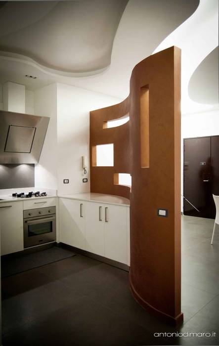 cucina-living homify Soggiorno minimalista