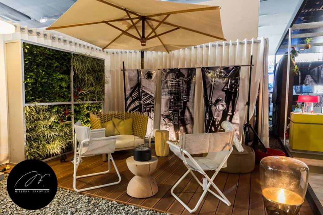 HOME OFFICE DEL FOTÓGRAFO - EXPODECO 2016, ARKILINEA ARKILINEA Jardins modernos