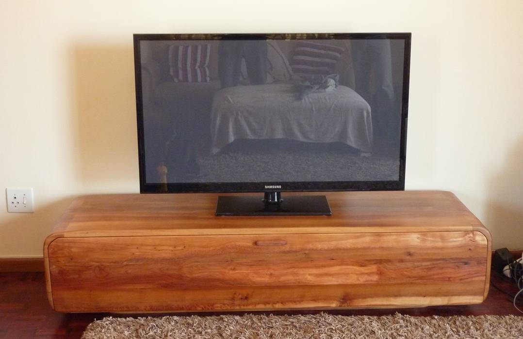 TV unit GreenCube Design Pty Ltd Modern living room Wood Wood effect TV stands & cabinets