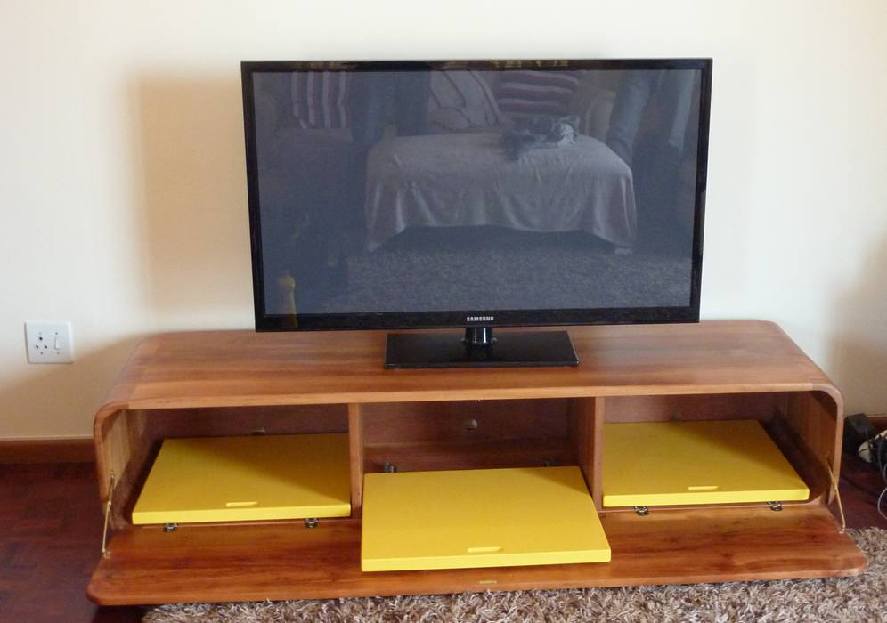 TV Unit GreenCube Design Pty Ltd Modern living room Wood Wood effect TV stands & cabinets