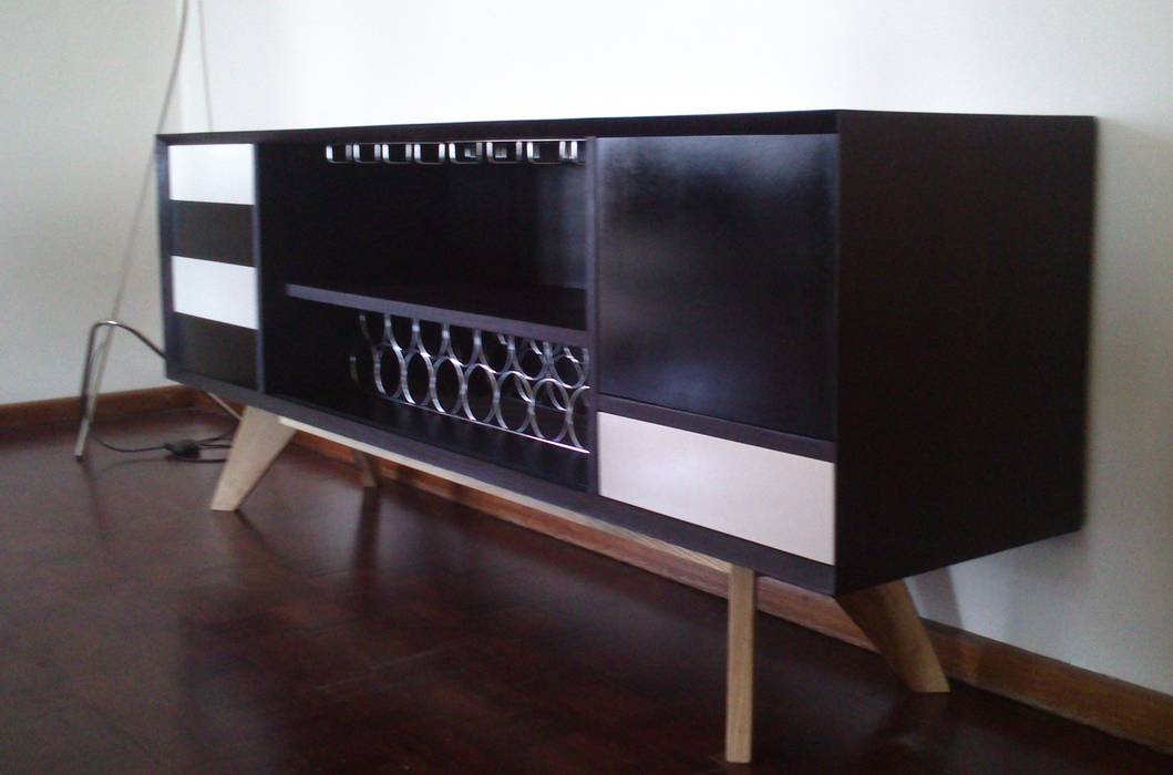 Quin - Home, GreenCube Design Pty Ltd GreenCube Design Pty Ltd Ruang Makan Modern Kayu Wood effect Wine racks