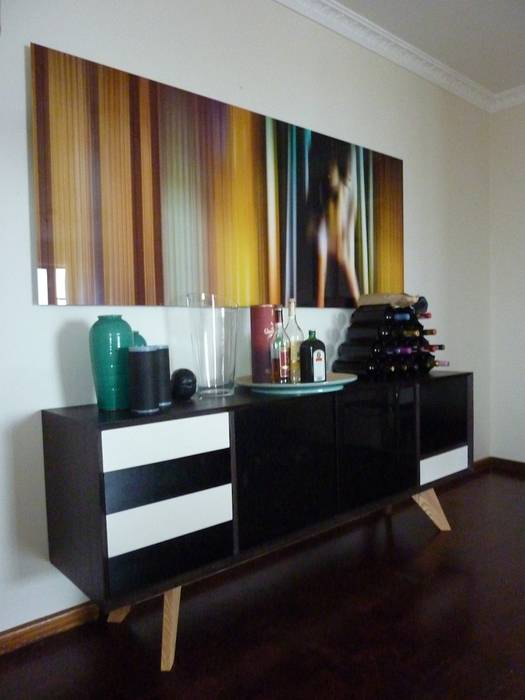 Drinks cabinet GreenCube Design Pty Ltd Modern Dining Room Wood Wood effect Wine racks