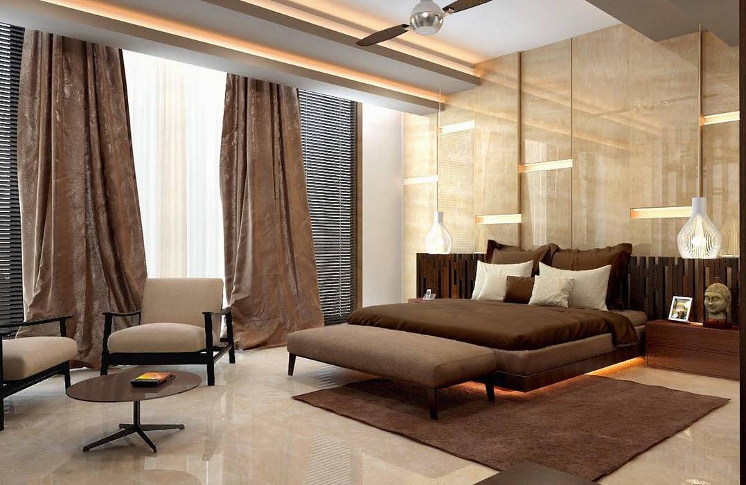 house interiors, Vinyaasa Architecture & Design Vinyaasa Architecture & Design Modern Bedroom