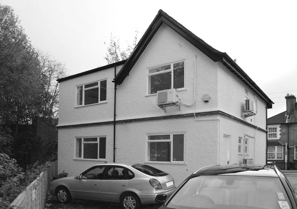 Rear of a Detached Victorian Building used as Offices ArchitectureLIVE