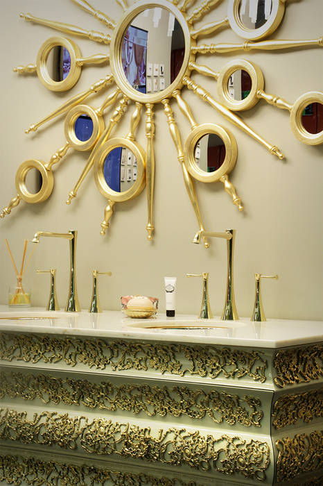 Art for the Bath: Crochet Washbasin Maison Valentina Classic style bathroom Fittings