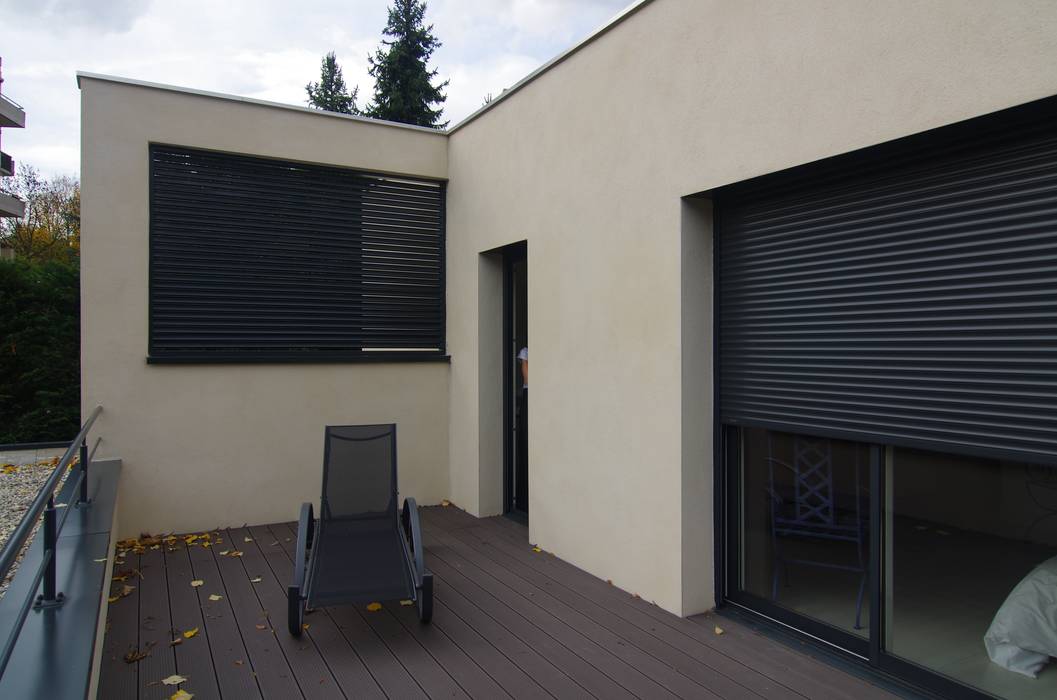 Terrasse Pierre Bernard Création Maisons modernes Bois composite bois composite
