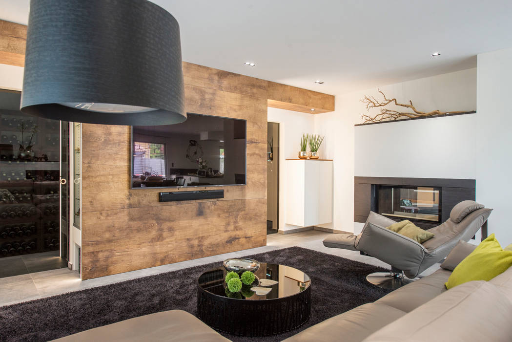 Reprasentative Villa Moderne Wohnzimmer Von Traume Ideen Raum Geben Modern Homify