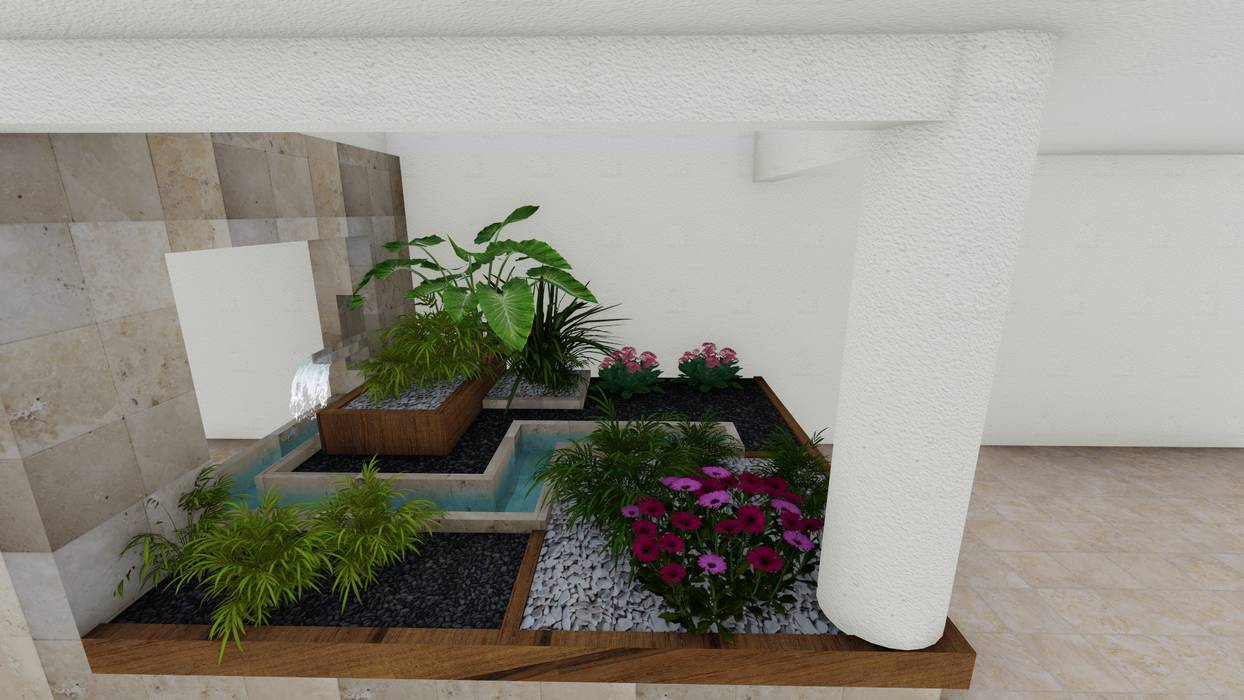 jardin interior, A-labastrum arquitectos A-labastrum arquitectos Minimalist style garden