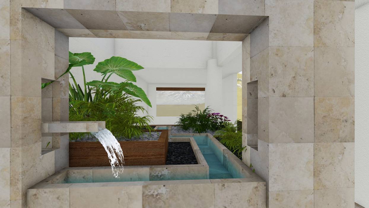 jardin interior, A-labastrum arquitectos A-labastrum arquitectos Minimalist style garden