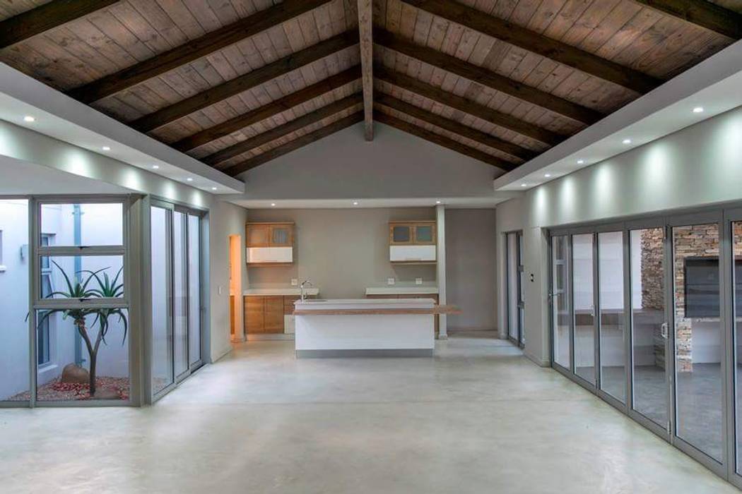 HSE Venter/Dilks, CA Architects CA Architects Phòng khách phong cách tối giản