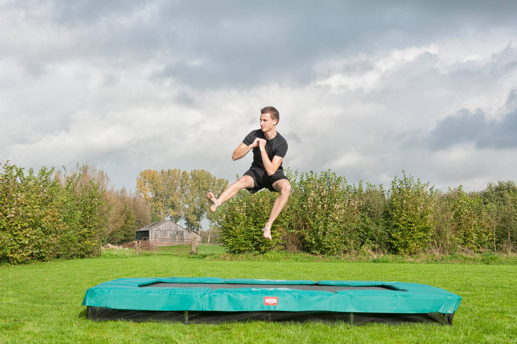 BERG InGround EazyFit (Sports Series) BERG Toys B.V. Country style garden Aluminium/Zinc Trampoline,Sport,Garden