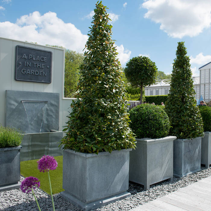 A selection of Traditional & Contemporary Zinc Planters: Beautiful and Classy, A Place In The Garden Ltd. A Place In The Garden Ltd. Jardines clásicos Jarrones y macetas