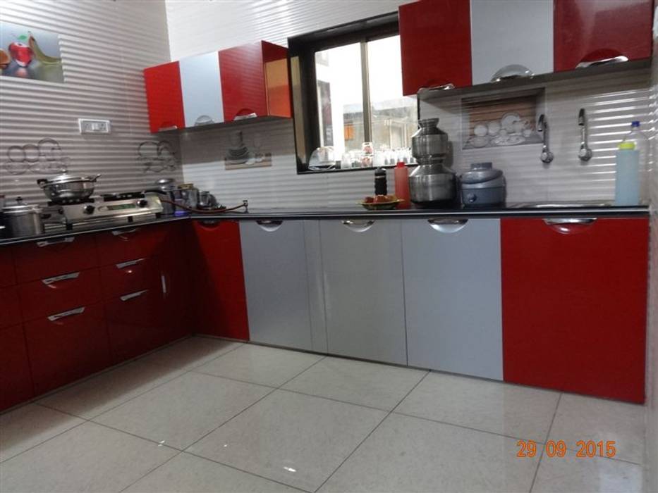 modular kitchen design , aashita modular kitchen aashita modular kitchen Asyatik Mutfak Orta Yoğunlukta Lifli Levha