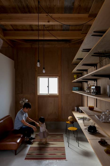 ishibe house, ALTS DESIGN OFFICE ALTS DESIGN OFFICE Rustic style gym Wood Wood effect