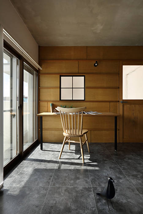 Kyoto - apartment house - Renovation, ALTS DESIGN OFFICE ALTS DESIGN OFFICE Bureau rustique Bois Effet bois