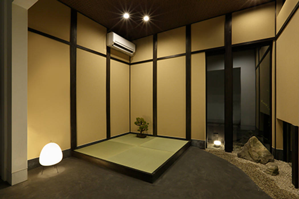 kyoto-uji japanese hotel, ALTS DESIGN OFFICE ALTS DESIGN OFFICE Couloir, entrée, escaliers modernes Bois Effet bois