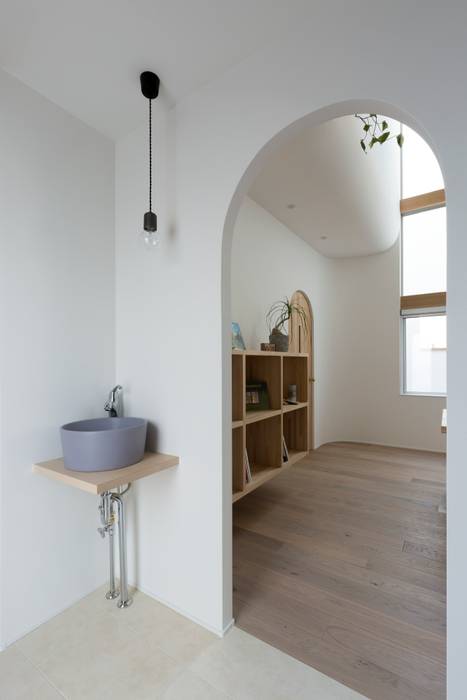Otsu House, ALTS DESIGN OFFICE ALTS DESIGN OFFICE Scandinavian style bathroom Wood Wood effect