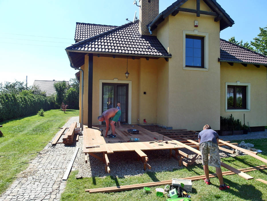 Taras drewniany. Realizacja w Wawrowie, PHU Bortnowski PHU Bortnowski